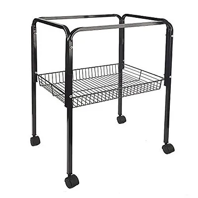 Black Bird Cage Trolley Stand Fits Liberta Bird Cages Siam Lotus Pagoda 9011  • £35.99