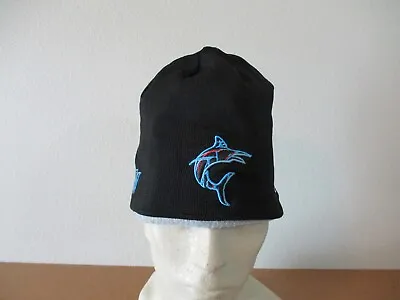 Florida Marlins Beanie Hat Watch Cap Black Blue Baseball MLB Fleece Lined Mens • $16
