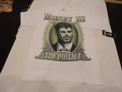 NEW - White MAFIOSO CHAPO GUZMAN Money Is The Motive T-shirt - Size S - Small  • $10.99