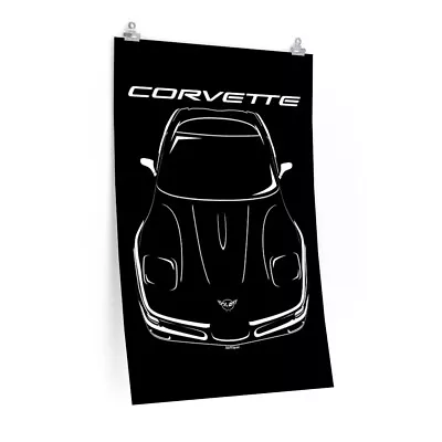 Chevrolet Corvette C5 Poster Corvette Wall Art Corvette Gifts LS1 LSX Print • $11.95