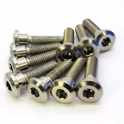 Kawasaki Ninja ZX-10R 2004 - 2017 Set Of 10 Front Titanium Disc Bolts • £34.05