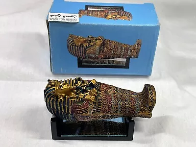 King Tut Sarcophagus Coffin Mummy Statue With Stand • $38