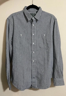 $89.99 • Buy Gitman Bros. Vintage Hickory Stripe Denim Work Shirt Size M NEW $248.00