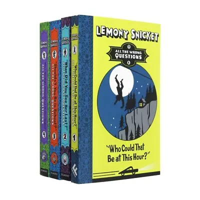 £17.95 • Buy Lemony Snicket All The Wrong Questions 4 Books Collection Pack Set | Lemony Snic