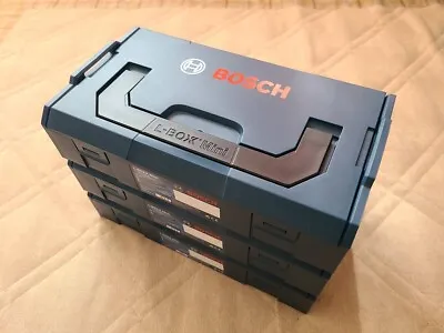 Bosch L-BOX X-MINI3 Box Mini Set 266x155x63mm Blue Tool Case New Japan • $70.14