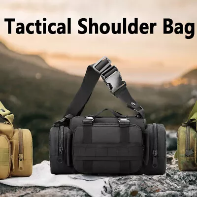 Tactical Shoulder Bag Men's Sling Crossbody Bag Casual Travel Gym Duffle Bag • $16.89