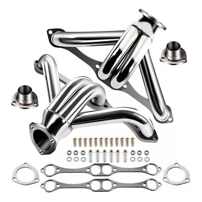 Stainless Hugger Headers For Chevy Small Block SB V8 262 265 283 305 327 350 400 • $129.99