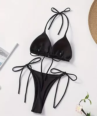 New Sexy Mini Bikini Women Brazilian G-String Set Thong Swimwear Swimsuits • $13