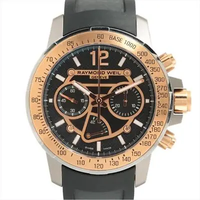 Raymond Weil Nabucco 7900-SR-05207 TI×SS×Rubber Black Dial Men's Watch [U1223] • $5525.31