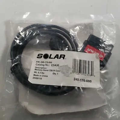 Solar Esa30 Obd II Memory Saver Connector • $24.99