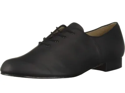 Bloch Men's Jazz Oxford Leather Sole Dance Shoe Black 7 Medium US • $90.49