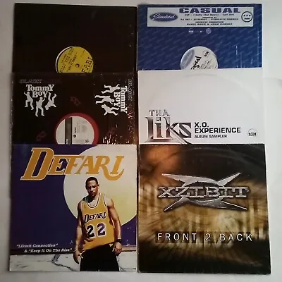6 X Hip-Hop 12  Vinyl Singles. Defari Xzibit Alkaholiks & Casual. West Coast • £14