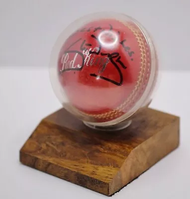 $145 • Buy Collectible Steve Waugh Signed Thompson Red King Cricket Ball In Wood Case