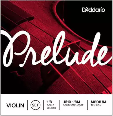 D'Addario Prelude Violin String SET 1/8 Scale Medium Tension • $22.95