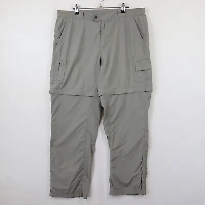 Colombia Titanium Pants Women Large Green Zip Off Legs Hiking Walking Trekking • $31.97