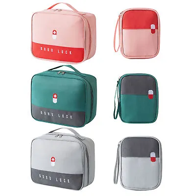 2 Pcs First Aid Kit Bags Portable Travel Empty Medical Medicine Bag Storage Bag • $16.92