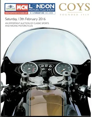 MCN London Motorcycle Show Classic Sports & Racing Motorcycles 13 Feb 2016 • $22.73