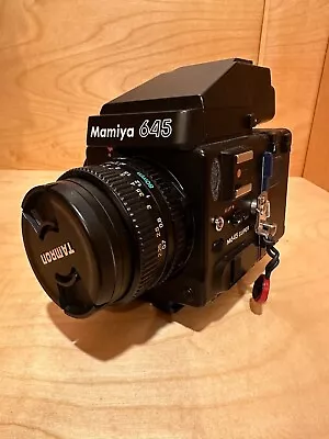  [Near MINT]Mamiya M645 Super AE Camera SEKOR C 80mm F2.8 Lens • $600