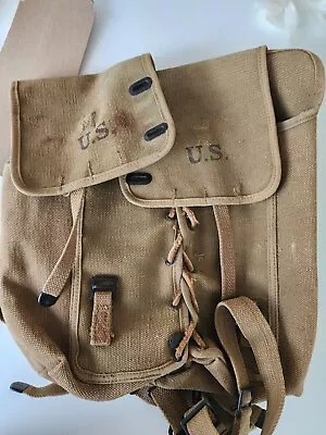 US ARMY M1912 WWI Calvery Medical And Ration Bag 1918. Very Rare.  • $500