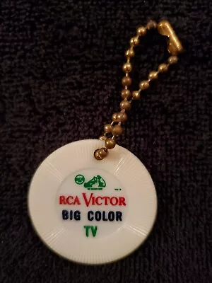 Vintage 1960's RCA Victor BIG COLOR TV Plastic Keychain  • $11.99