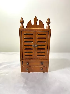 Vintage Dollhouse Miniature Dresser Armoire • $9.95