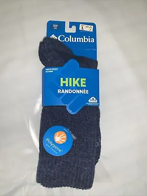 Men’s Columbia Large 10-13 Hike Omni-Wick Merino Wool Blend Crew Socks - NWT • $9.99