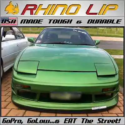 4~ NISSAN Mark-II S13 S14 S15 Spec-S Universal Rubber Flex Chin Spoiler Splitter • $39