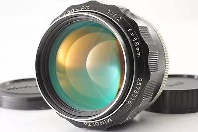 【Optical MINT】Minolta MC ROKKOR-PG 58mm F/1.2 Prime MF Lens From JAPAN • $499.99