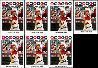 (7) 2008  Mike Napoli  Lot • $6.30