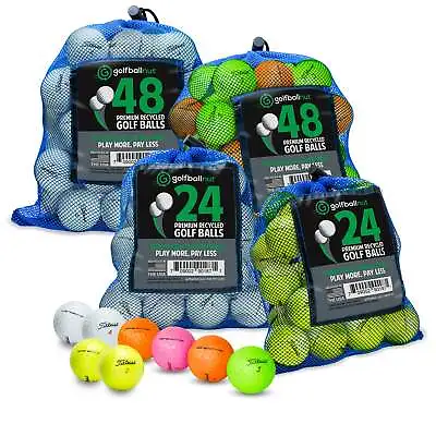 Titleist Mixed Recycled Golf Balls In AAAA Condition Choose Color & Quantity • $51.36