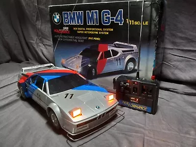  1980 BMW M1 G-4 1:11 Scale K.K MATSUSHIRO Made In Japan Radio Control Car  RC • $45.26