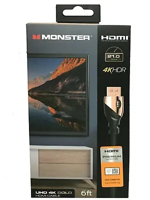 Monster HDMI 4K HDMI Ultra High-Speed Rose Gold 2.1 Cable – 21 Gbps 4K At 60H... • $35.99