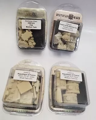 Dystopian Wars Spartan Games Tank Lot Of Four France Blazing Sun New • $59.99