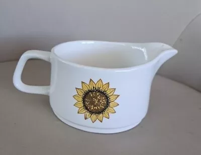 Vintage J & G Meakin Studio Sunflower Milk Jug • £3.99