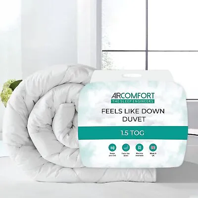 AirComfort Duvet Lightweight Summer 1.5 3 4.5 Tog Single Double King Superking • £9