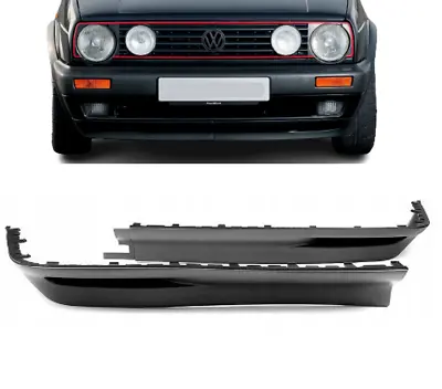 $68 • Buy VW Golf MK2 JETTA MK2 GTI 16V Front Bumper BIG GTI Lip Spoiler NEW Black LH RH