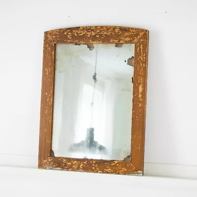 Vintage Rectangular Mirror Creepy Wall Mirror With Damaged Reflective Coating • $79
