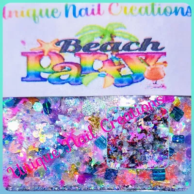 Limited Edition Glitter Mix~BEACH PARTY~Nail Art/Body Glitter/festival/Slime • $3.36