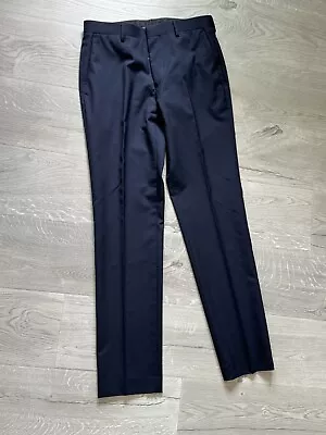 J.Crew Ludlow Slim Fit Suit Pants 29W 32L Deep Navy Italian Wool • $48