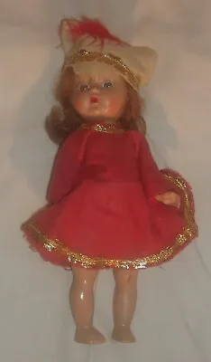 Small Vintage Ginger Cosmopolitan Walker Doll With Sleep Eyes Works Looks Good • $34.99