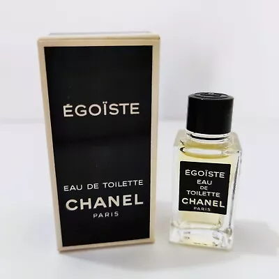 Chanel Egoiste EDT 4ml MINI MINIATURE PERFUME FRAGRANCE New • £21.59