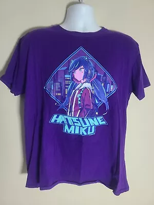 For Fans By Fans Purple XL T-shirt Hatsune Miku CV01 Music Men's Women's *Read* • $9.99