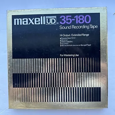 Maxell UD 35-180 Sound Recording Tape For Mastering BRAND NEW • $119.99