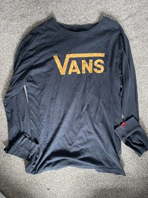 £0.99 • Buy Vans Long Sleeved Blue Top Size Medium