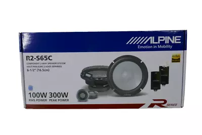 Alpine R-Series R2-S65C 2-Way 300W HiRes Component Car Audio Speaker System • $149.99