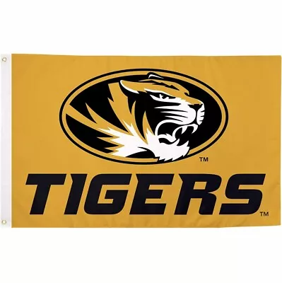 University Of Missouri Tigers-Deluxe Outdoor 3'x5' Flag -MIZZOU-Gold • $21.99