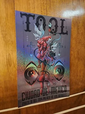 Tool Poster [Foil] Mexico Concert Poster Puscifer Merch A Perfect Circle Tour • $34.99