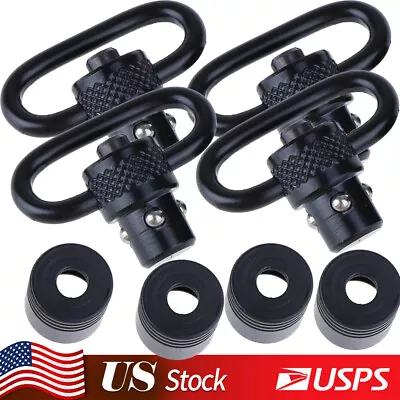 4pc Heavy Duty Push Button Quick Detach Sling Swivel Adapter Attachment Point QD • $17.89