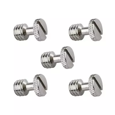 5Pcs 3/8  Camera Quick Release Screw Tripod Adapter Accessories For DSLR Cameras • £10.79