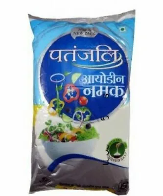 Patanjali UK - Salt Iodized 1 Kg Free Flow • £13.40